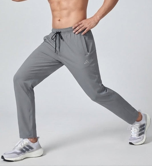 Men's Grey Dryfit Trouser – Premium Stretch Fabric | Modern Activewear & Casual Style