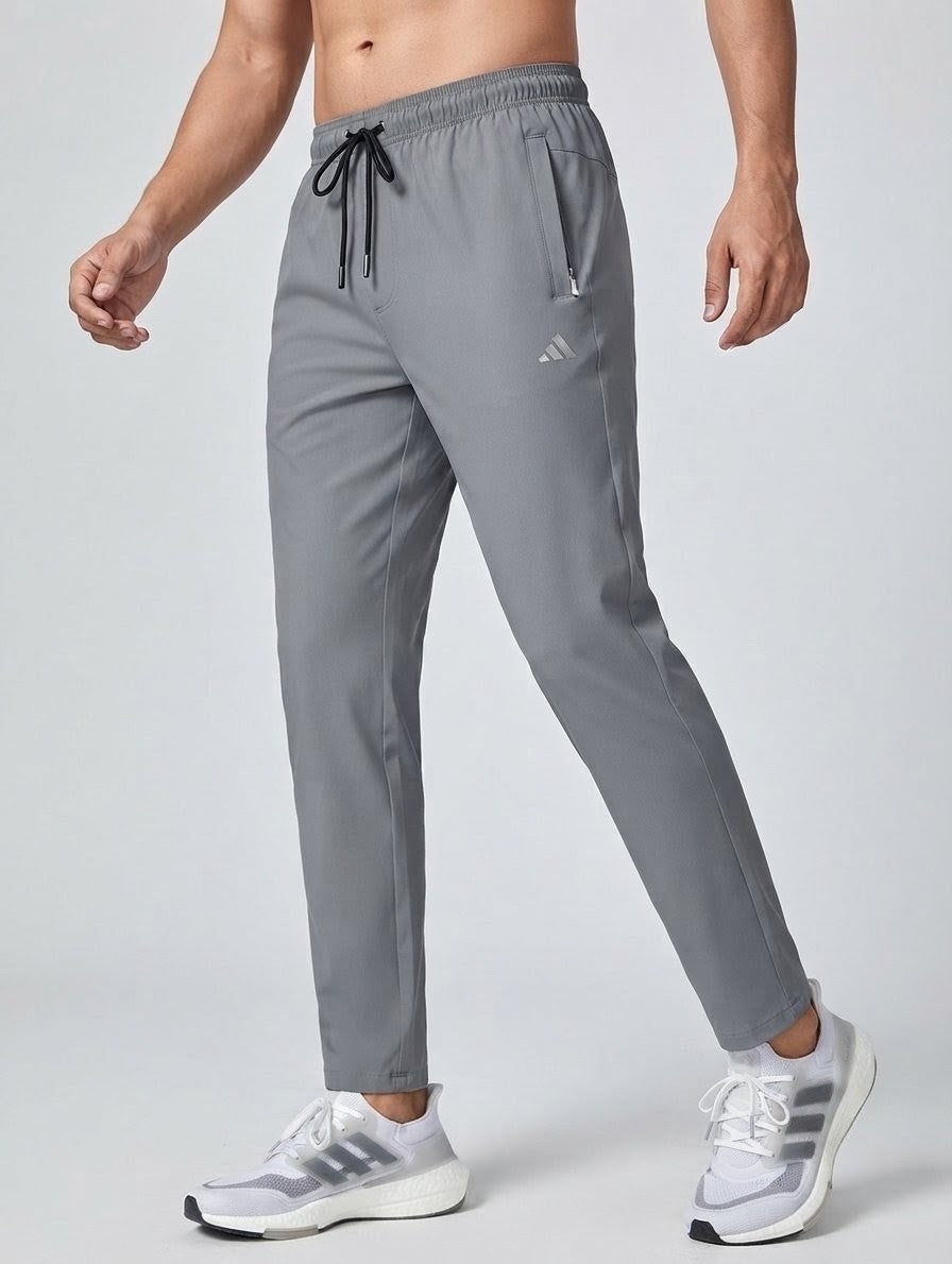 Men's Grey Dryfit Trouser – Premium Stretch Fabric | Modern Activewear & Casual Style