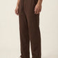 Men's Brown Signature Baggy Trousers – Breathable Mesh Fabric & Premium Stitching