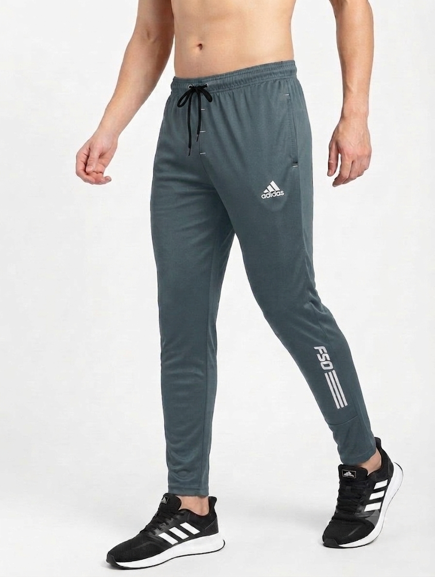 Men's Dark Grey Dryfit Trouser – Premium Stretch Fabric | Sleek Sports & Casual Wear