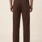 Men's Brown Signature Baggy Trousers – Breathable Mesh Fabric & Premium Stitching