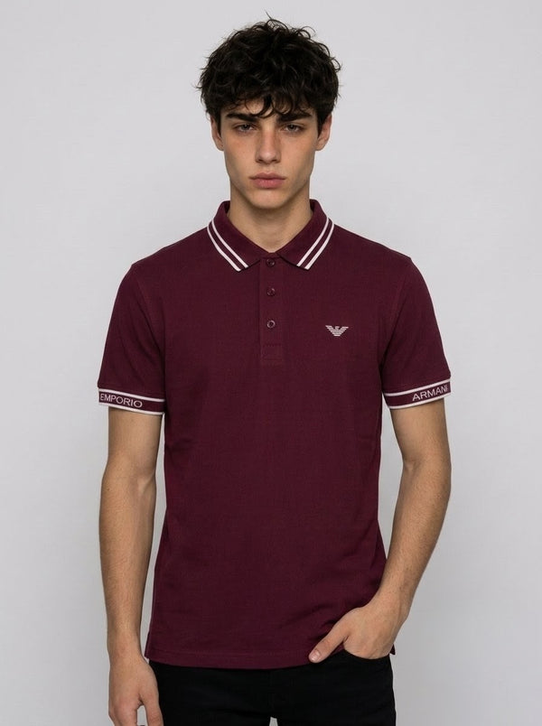Maroon Premium Quality PK Cotton Polo T-Shirt for Men – Comfortable & Stylish Modern Look
