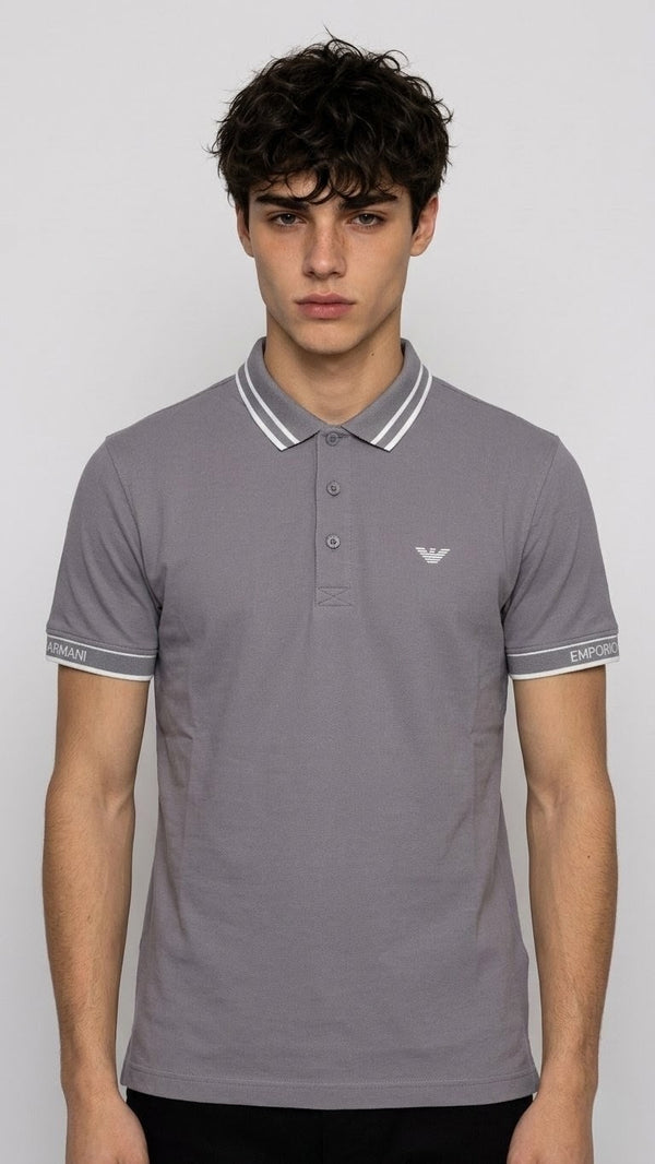 Grey PK Cotton Polo T-Shirt for Men – Premium Quality, Comfortable & Stylish