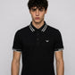 Black PK Cotton Polo T-Shirt for Men – Premium Quality, Comfortable & Stylish