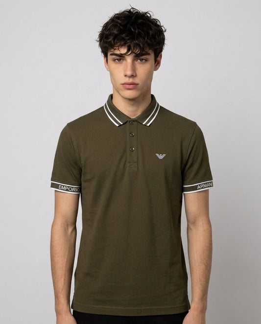 Olive Green PK Cotton Polo T-Shirt for Men – Premium Quality, Comfortable & Stylish