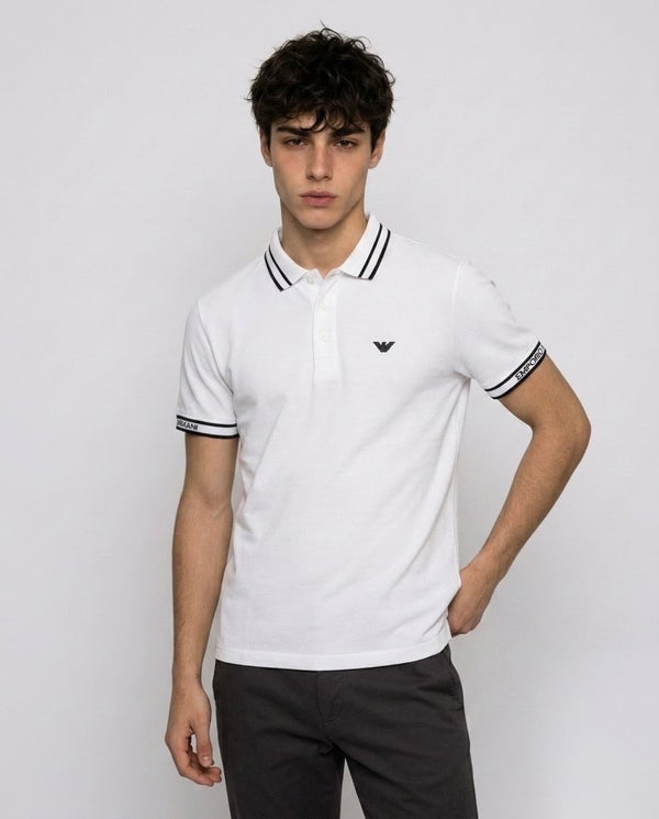 White PK Cotton Polo T-Shirt for Men – Premium Quality, Comfortable & Stylish