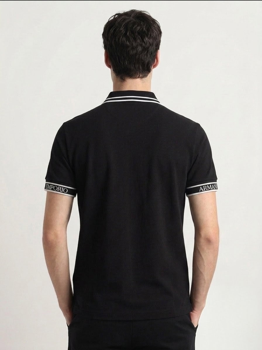 Black PK Cotton Polo T-Shirt for Men – Premium Quality, Comfortable & Stylish